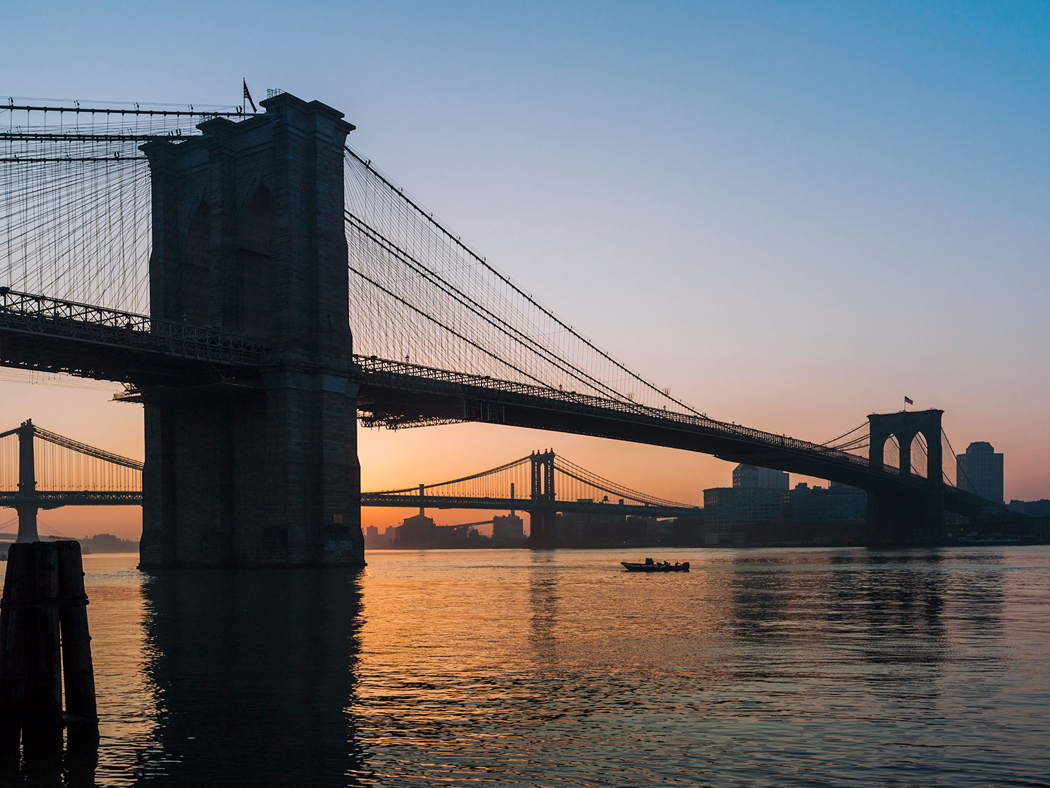 Fishing Under the Brooklyn Bridge
